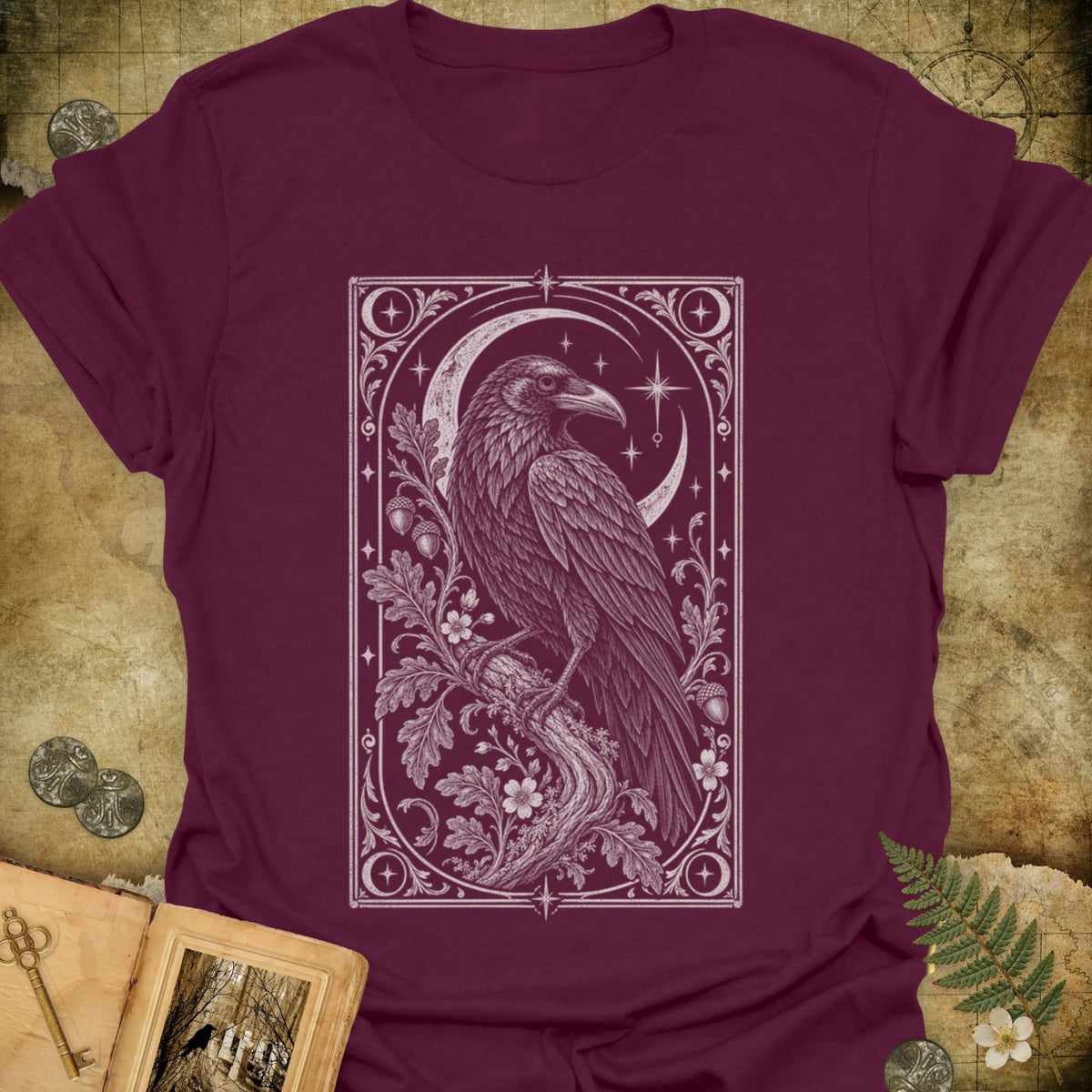 TLWIF Studio | Maroon | The Raven T-Shirt
