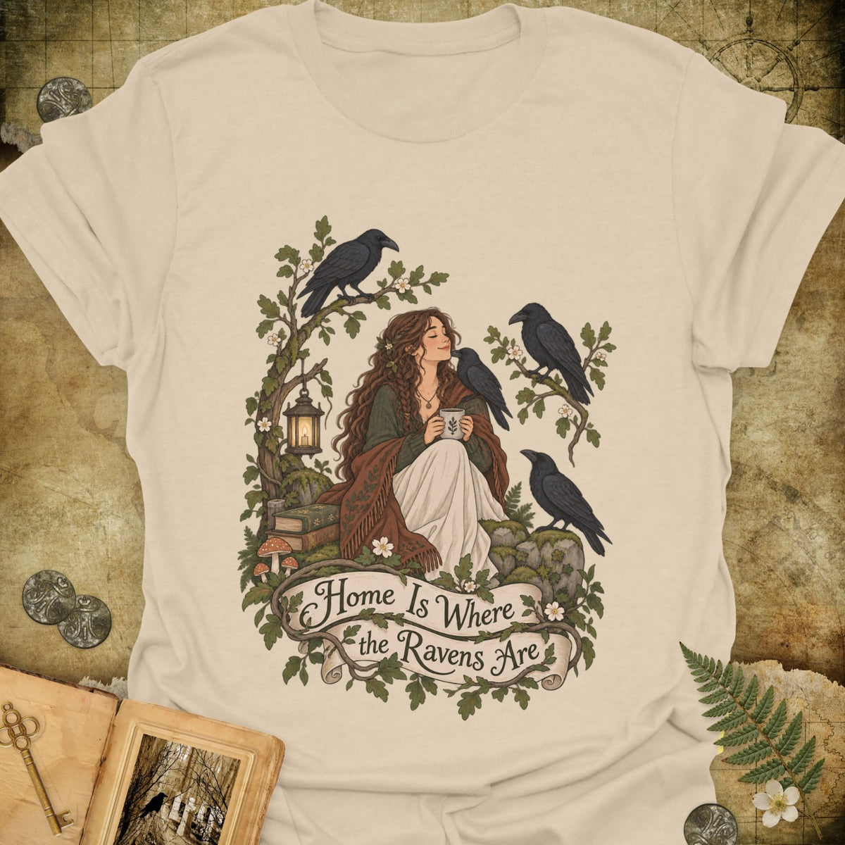TLWIF Studio | Sand | Where The Ravens Are T-Shirt