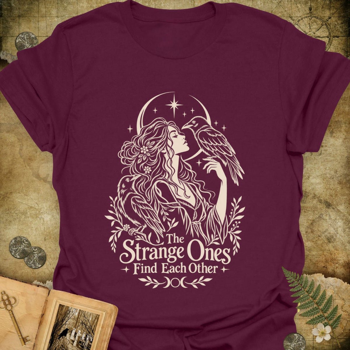 TLWIF Studio | Maroon | The Strange Ones T-Shirt
