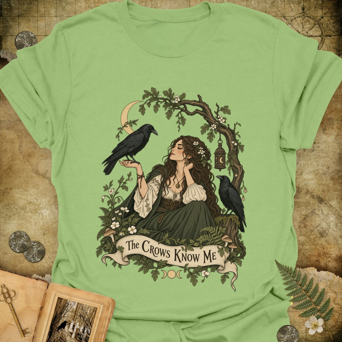 TLWIF Studio | Kiwi | The Crows Know Me T-Shirt