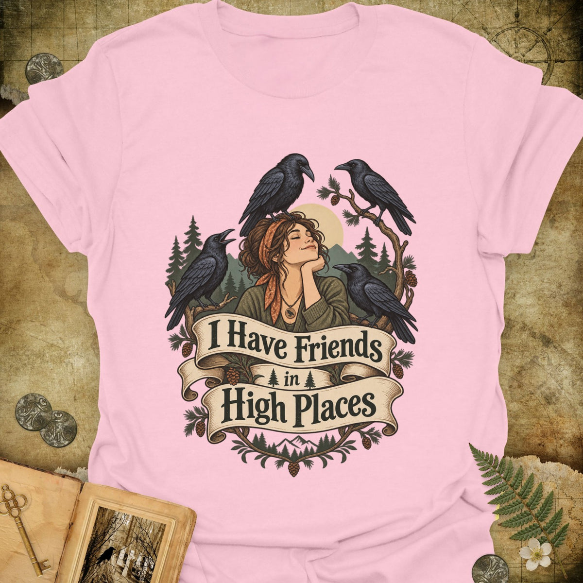 TLWIF Studio | Light Pink | Friends In High Places T-Shirt