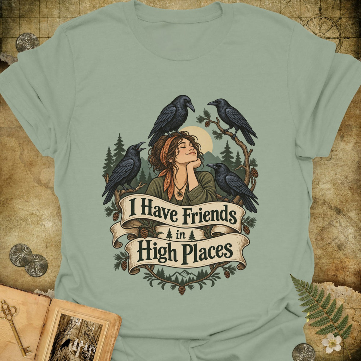 TLWIF Studio | Sage | Friends In High Places T-Shirt