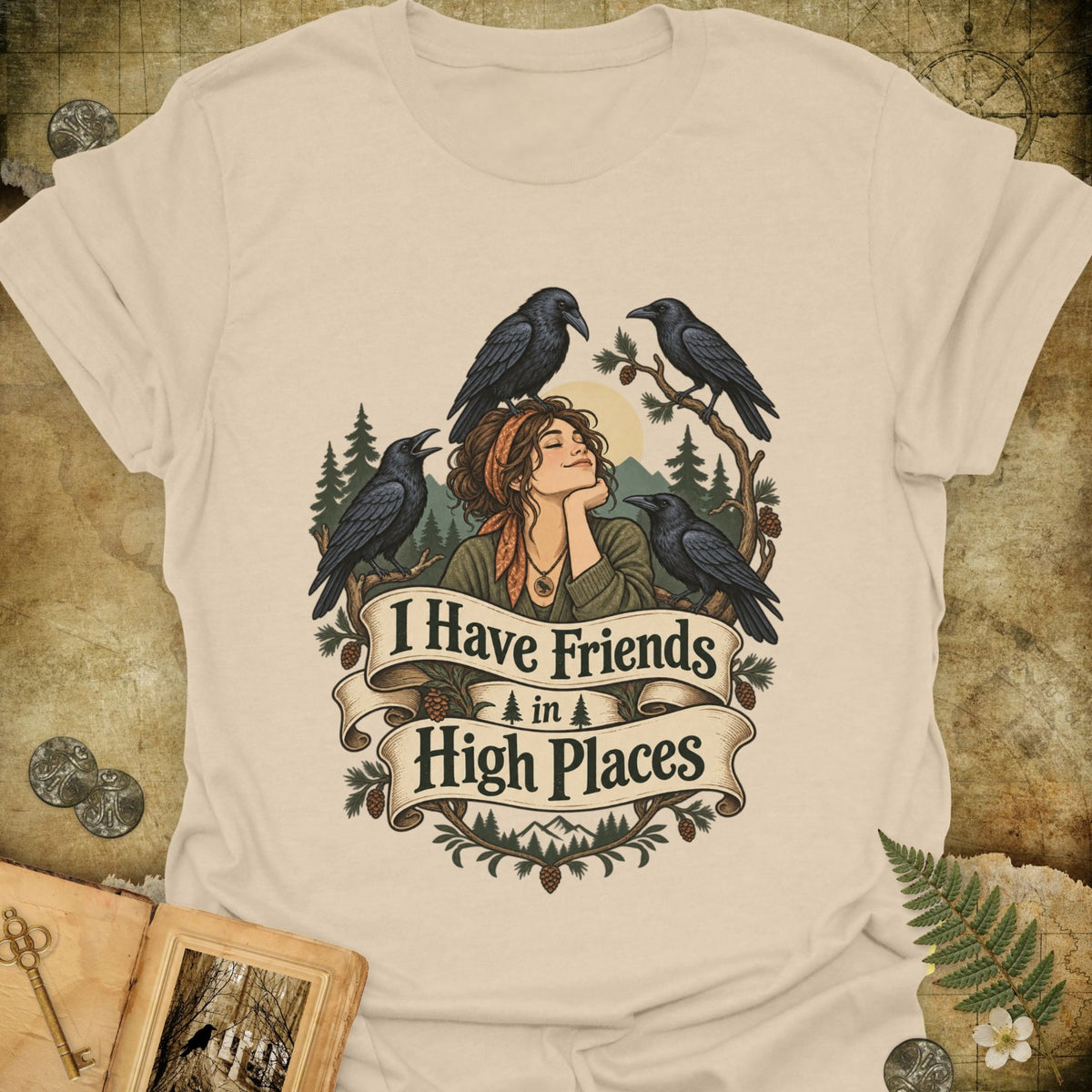 TLWIF Studio | Sand | Friends In High Places T-Shirt