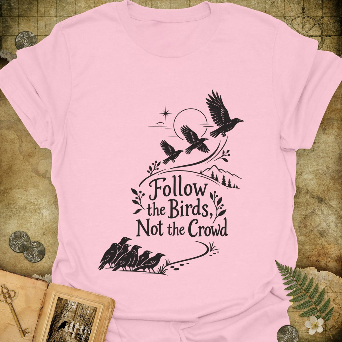 TLWIF Studio | Light Pink | Follow The Birds T-Shirt