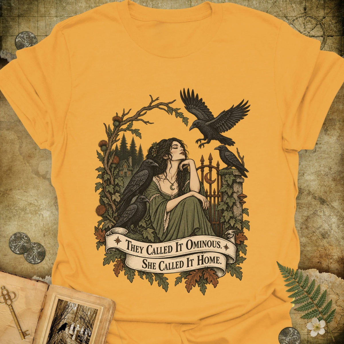 TLWIF Studio | Gold | She Called It Home T-Shirt