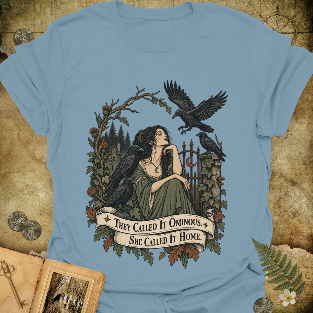 TLWIF Studio | Stone Blue | She Called It Home T-Shirt