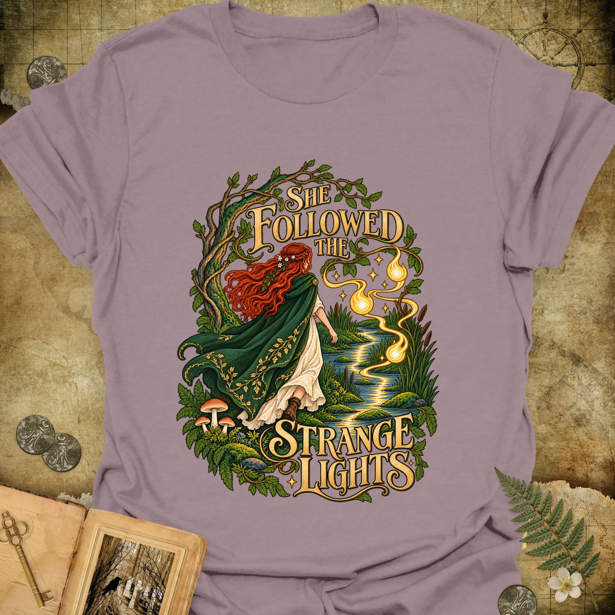 She Followed The Strange Lights T-Shirt - Paragon