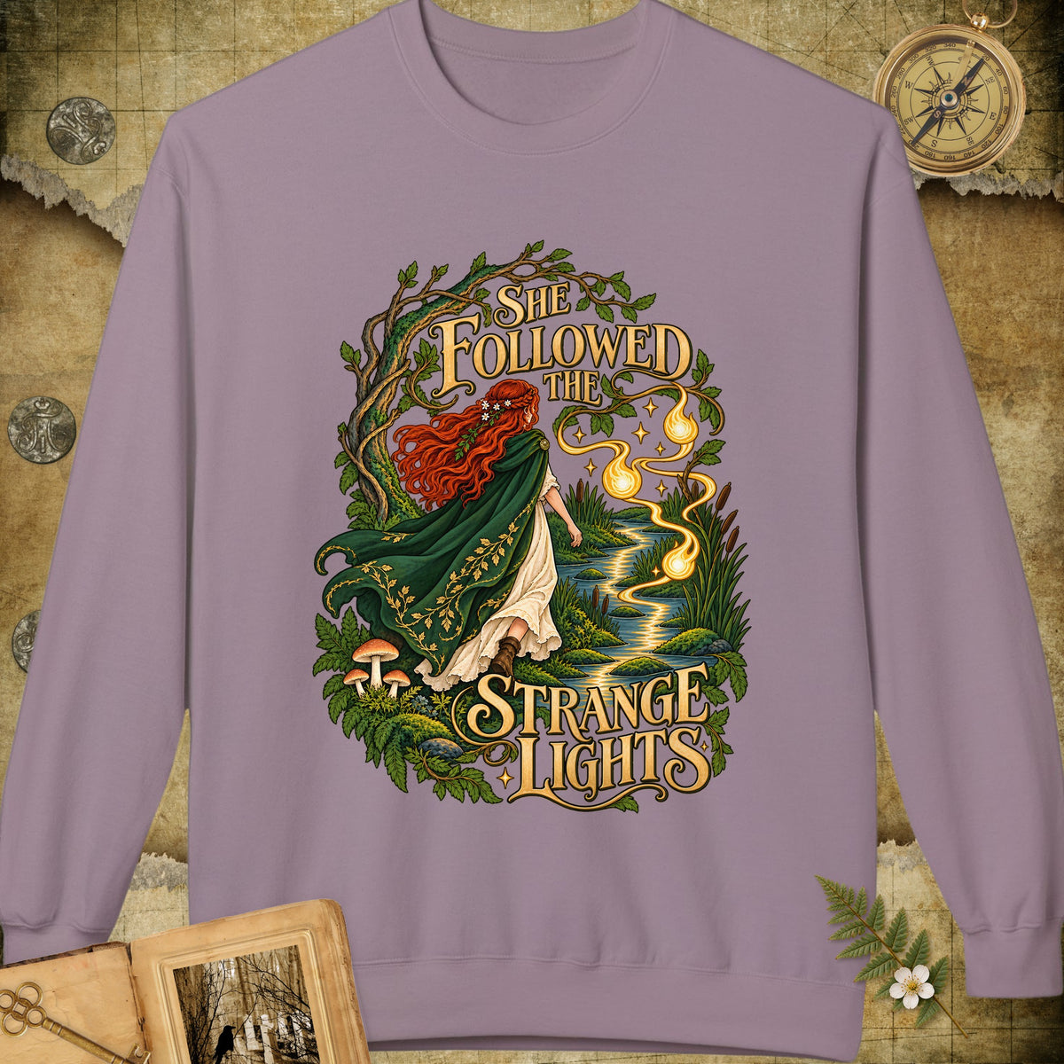 She Followed The Strange Lights Sweatshirt - Paragon