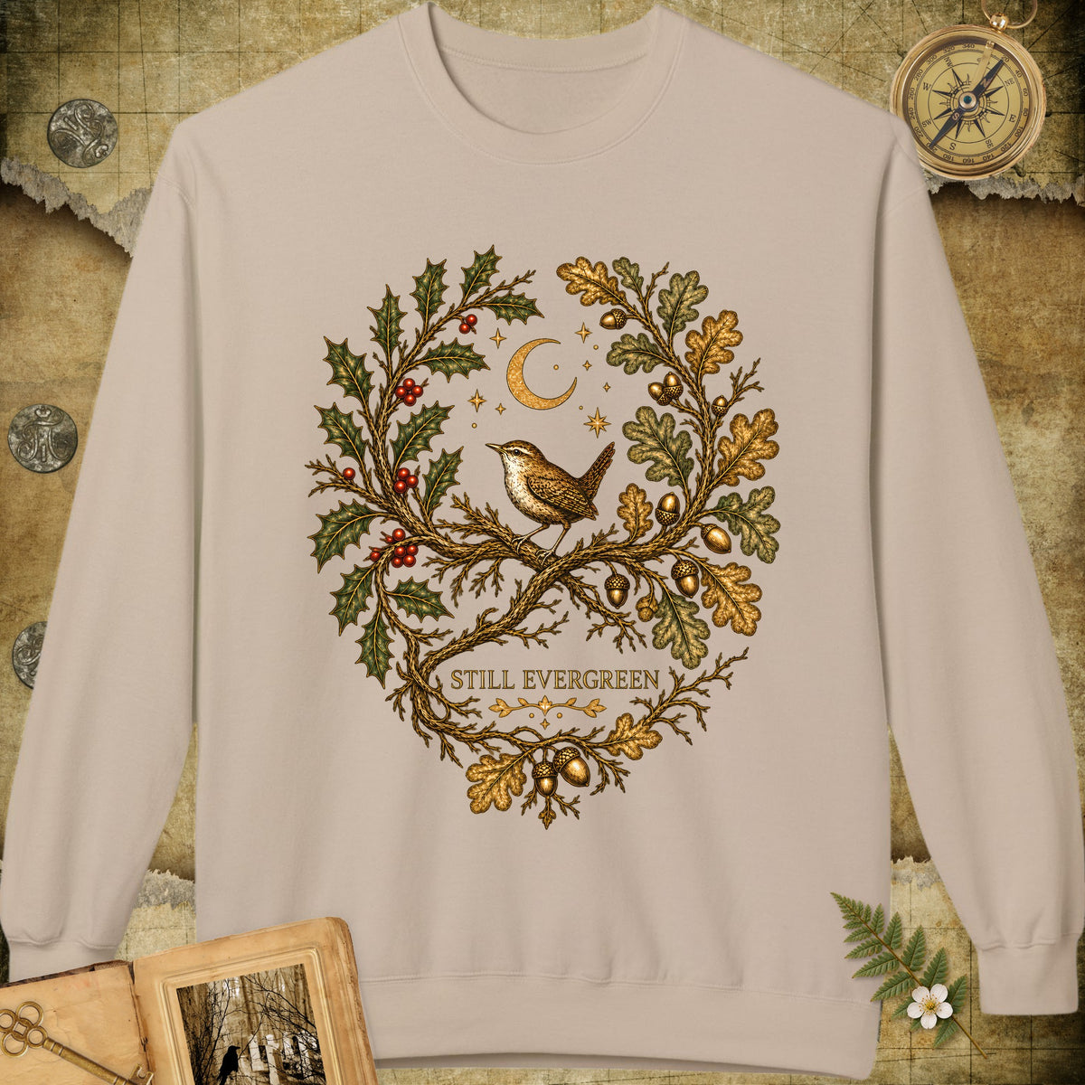 Still Evergreen Sweatshirt - Sand
