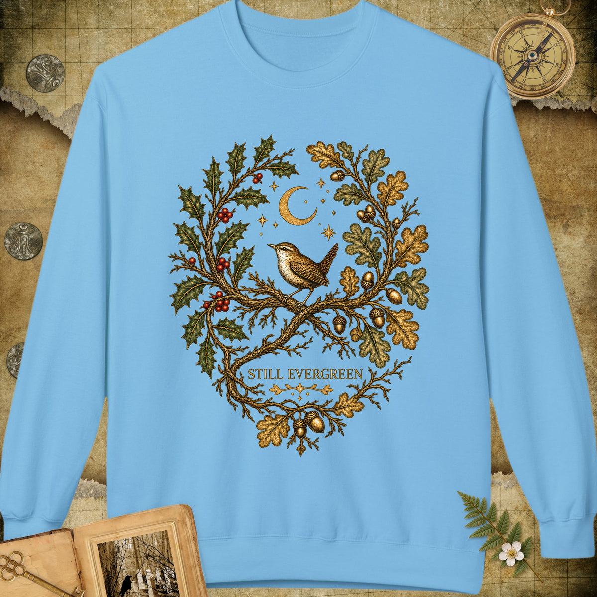 Still Evergreen Sweatshirt - Sky
