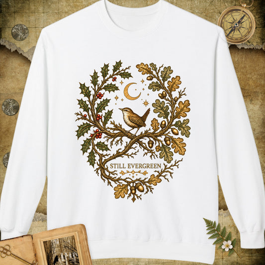 Still Evergreen Sweatshirt - White