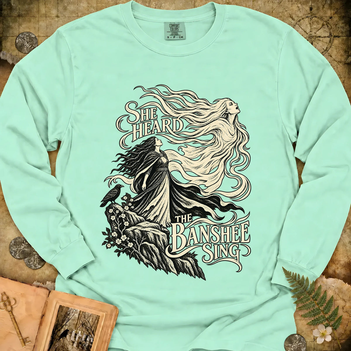 The Banshee Sings Long Sleeve T-Shirt - Island Reef