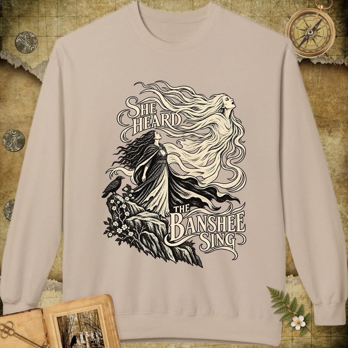 The Banshee Sings Sweatshirt - Sand