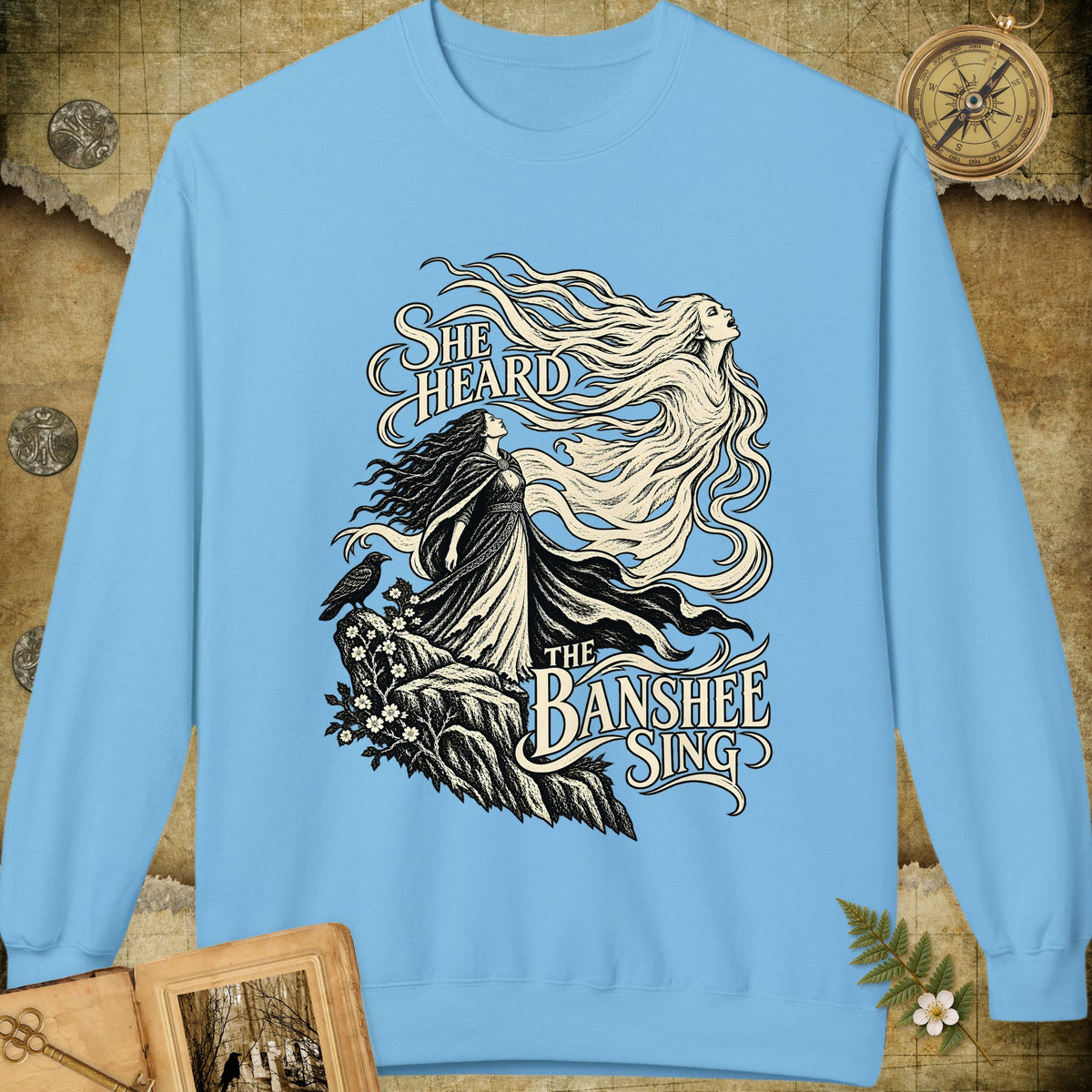 The Banshee Sings Sweatshirt - Sky
