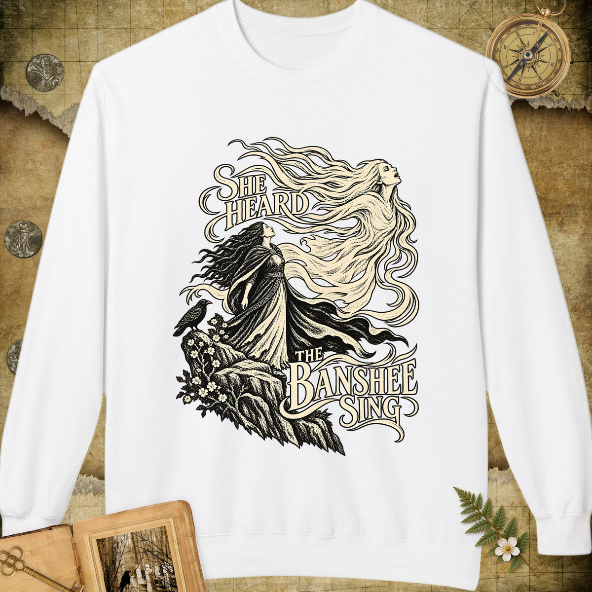 The Banshee Sings Sweatshirt - White