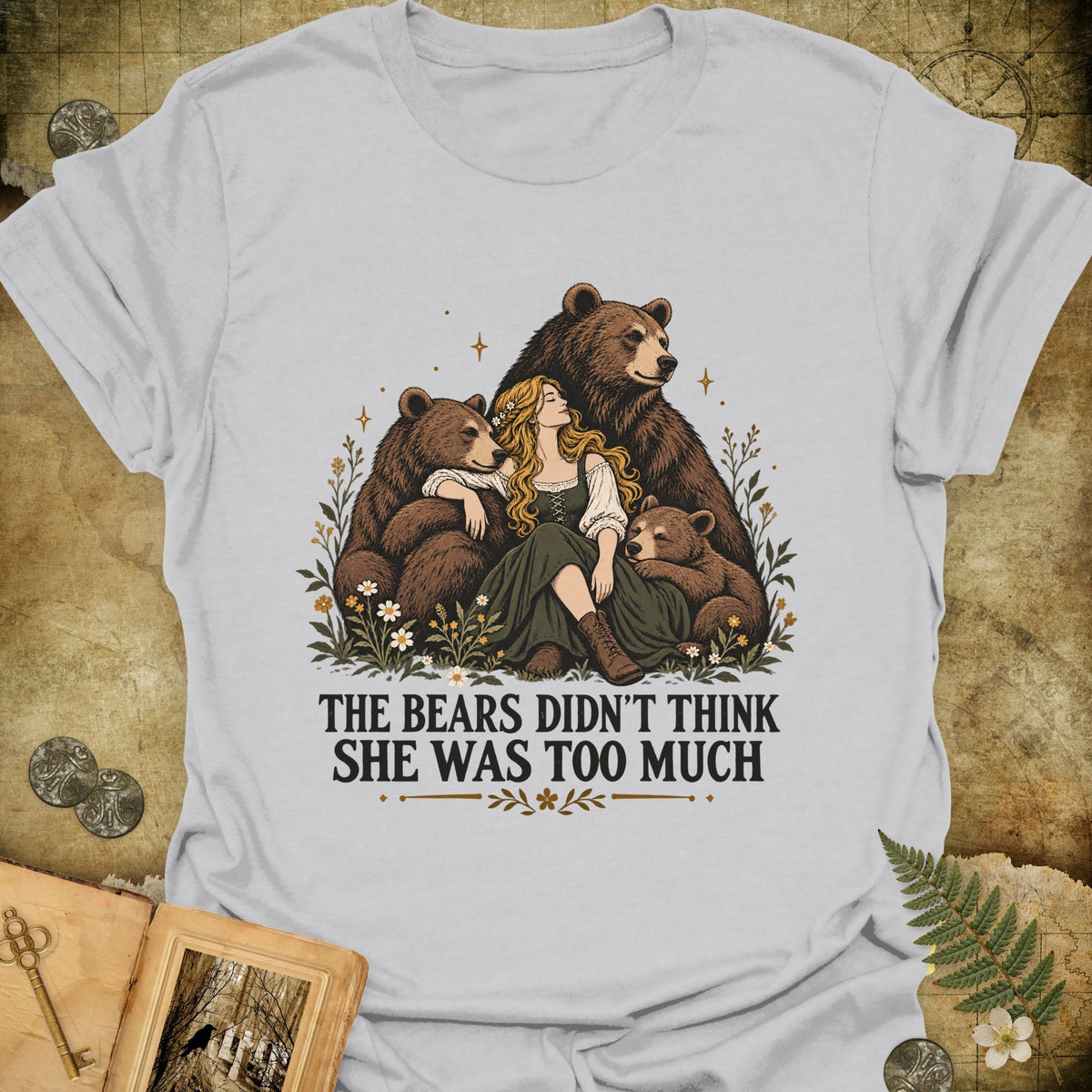 The Bears T-Shirt - Ice Grey