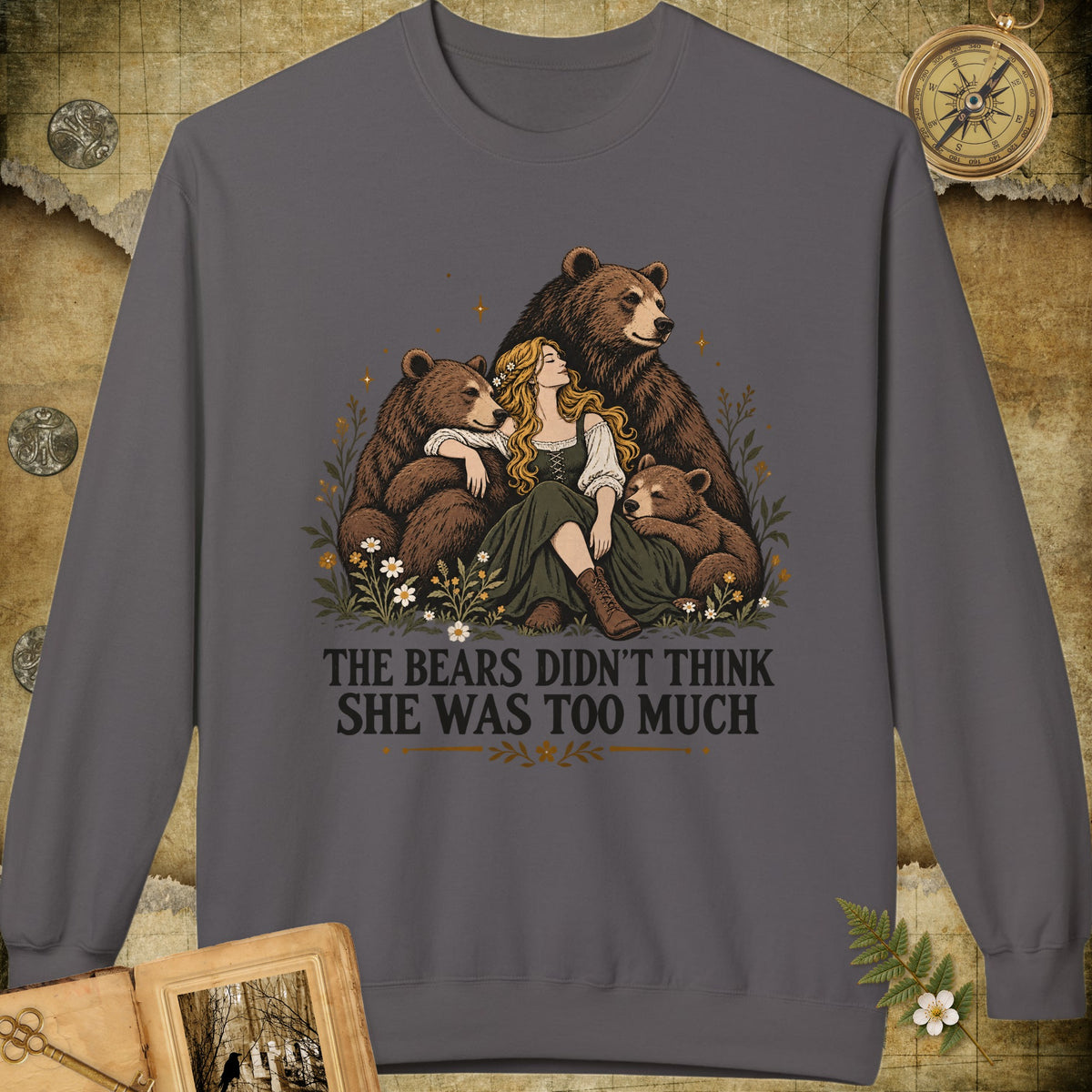 The Bears Sweatshirt - Charcoal