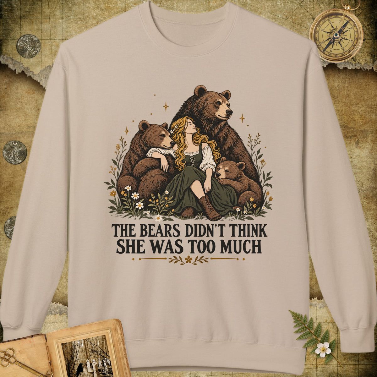 The Bears Sweatshirt - Sand