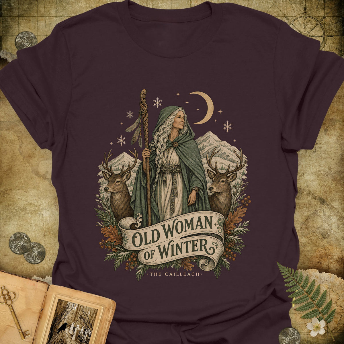 The Cailleach T-Shirt - Dark Chocolate