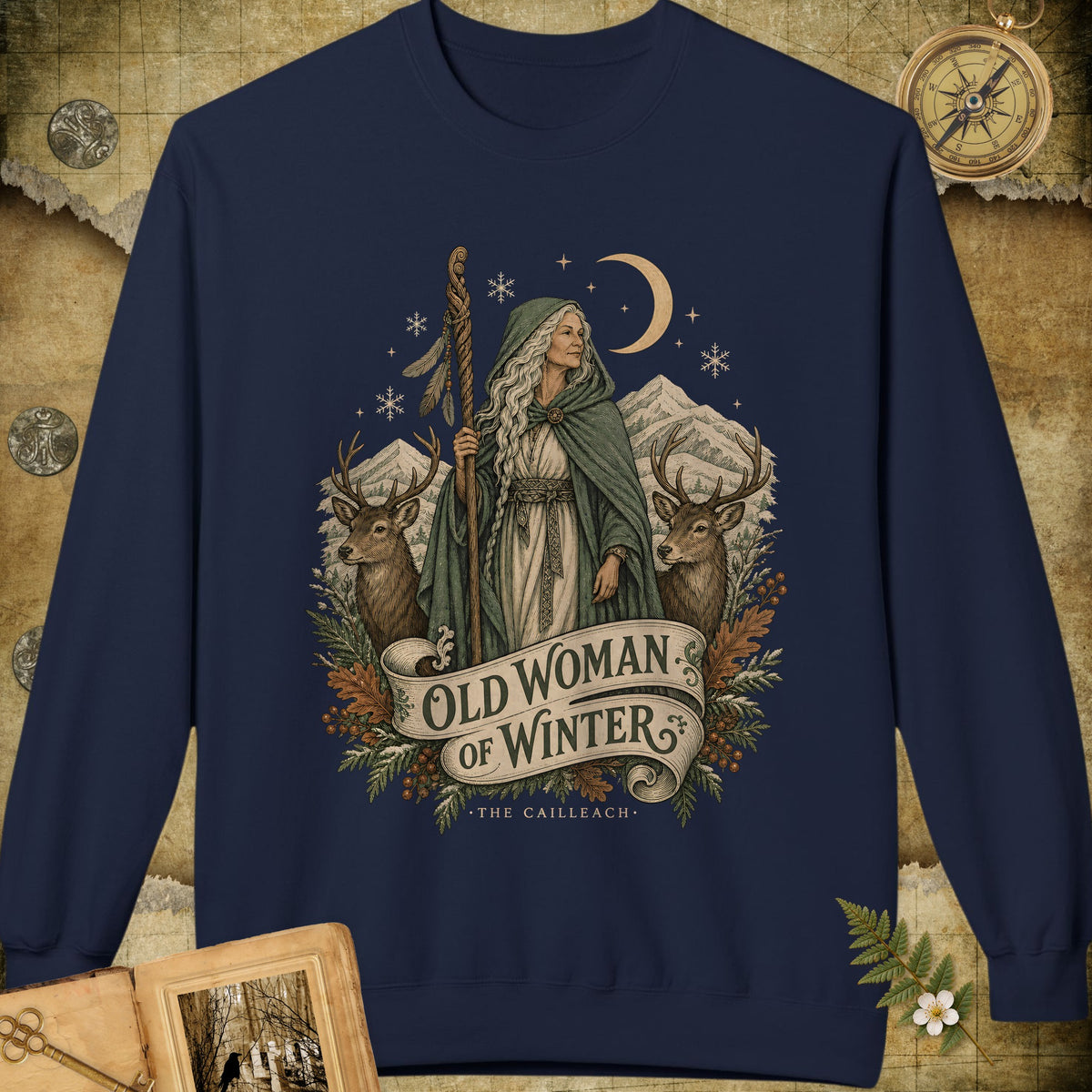 The Cailleach Sweatshirt - Navy