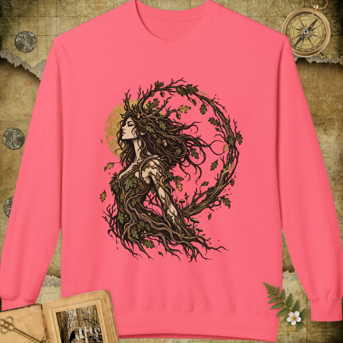 The Dryad Sweatshirt - Pink Lemonade