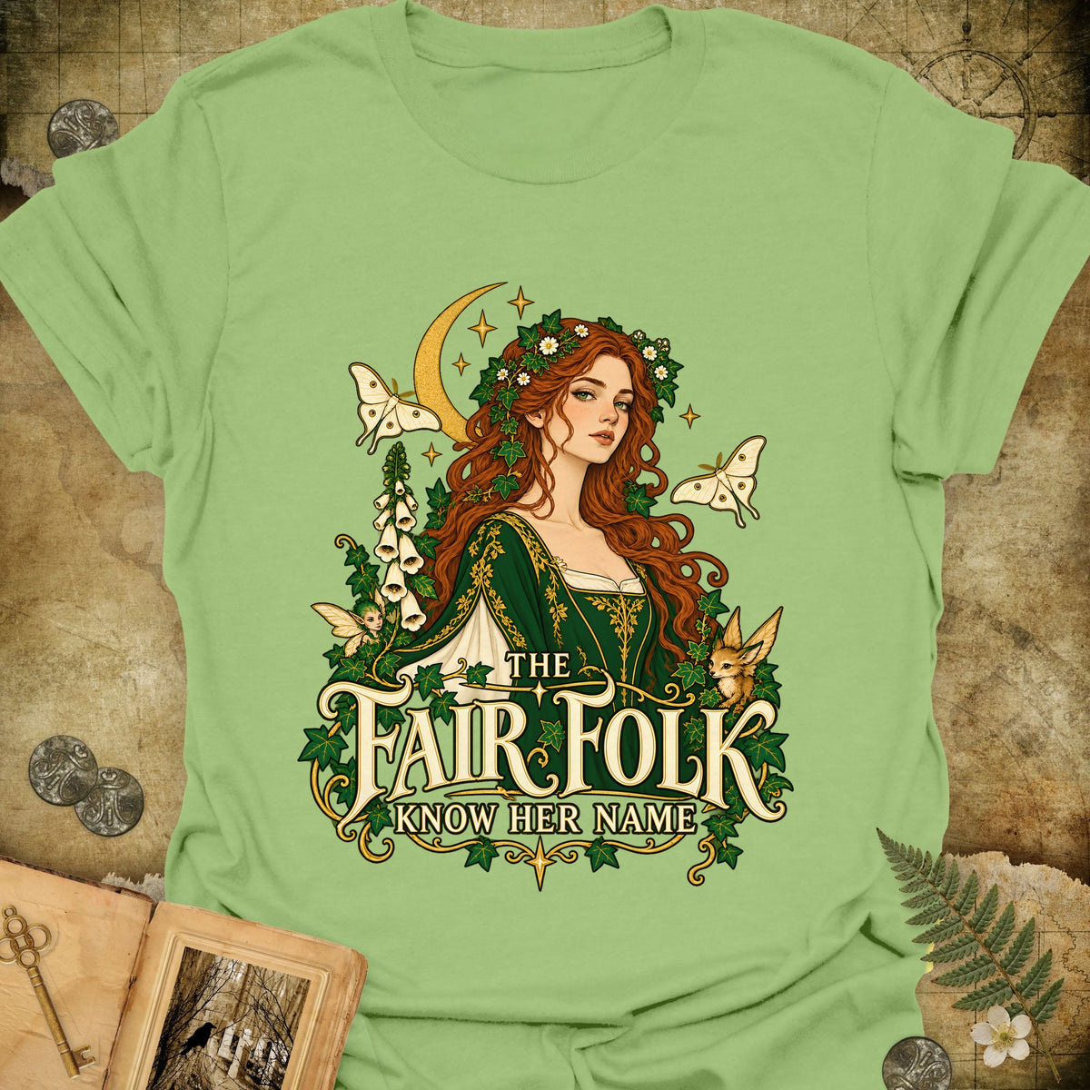 The Fair Folk T-Shirt - Kiwi