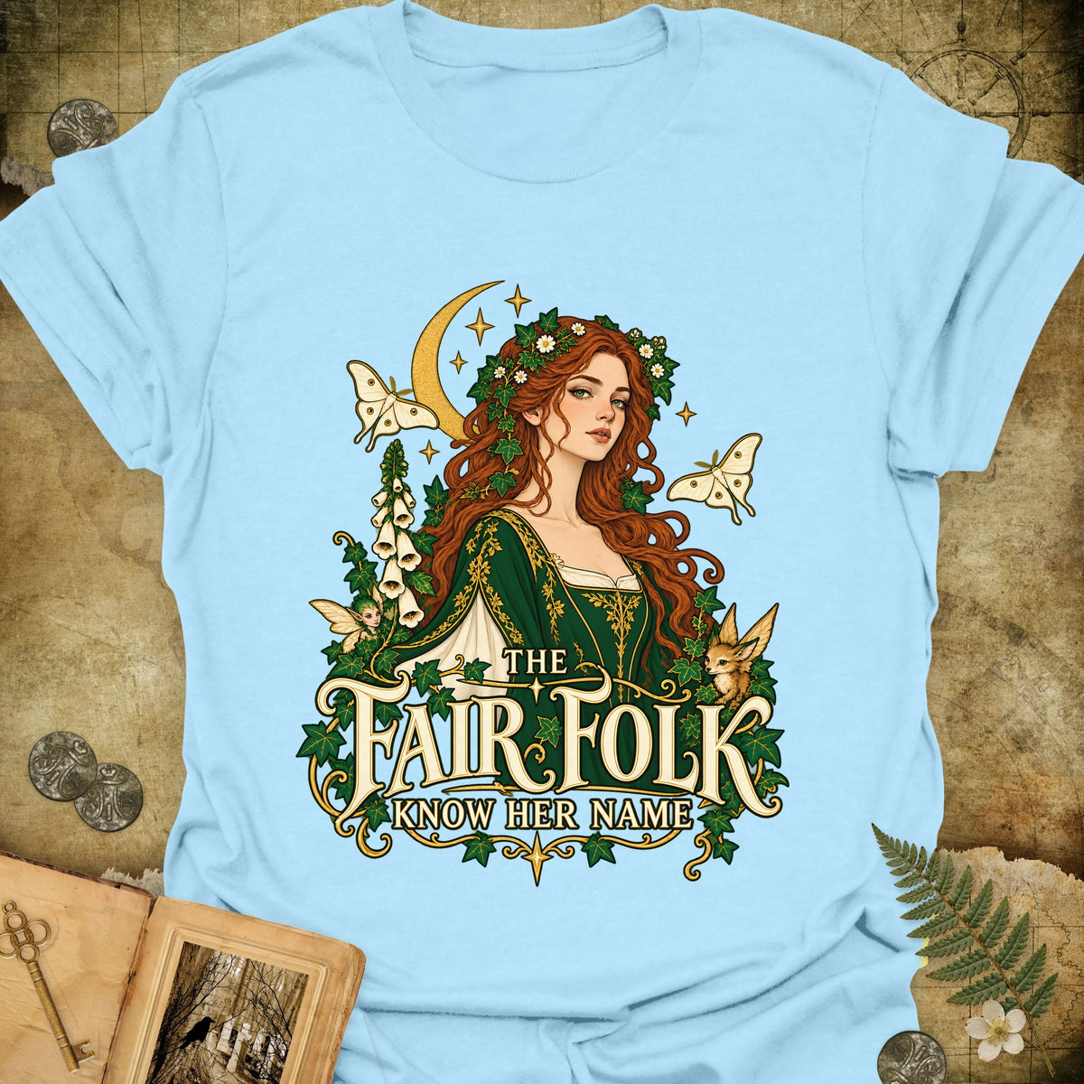 The Fair Folk T-Shirt - Light Blue