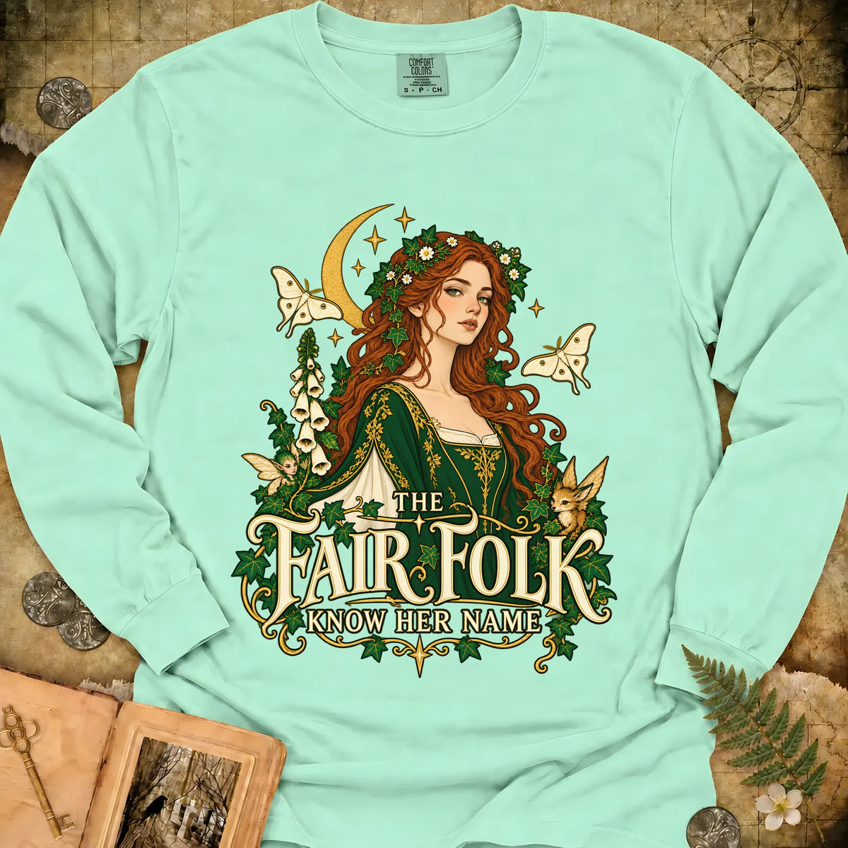 The Fair Folk Long Sleeve T-Shirt - Island Reef