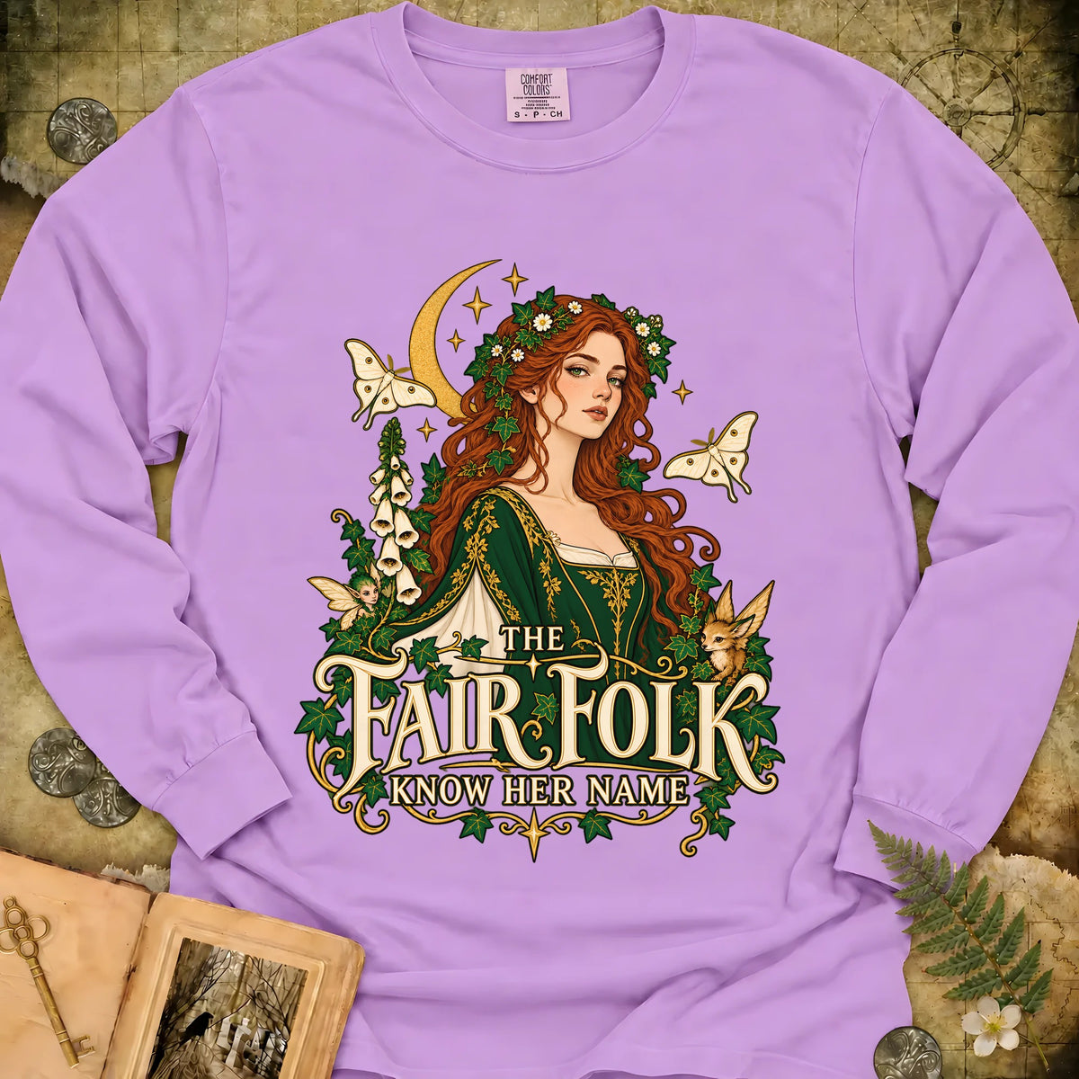The Fair Folk Long Sleeve T-Shirt - Orchid