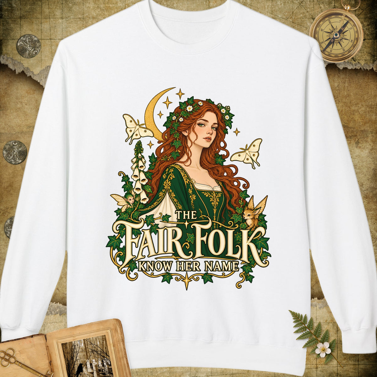 The Fair Folk Sweatshirt - White