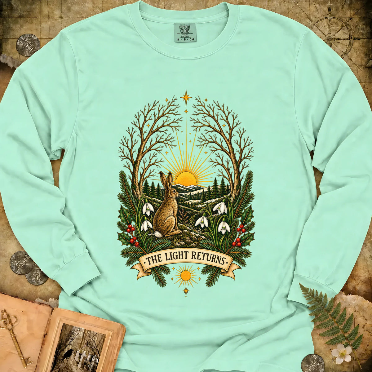 The Light Returns Long Sleeve T-Shirt - Island Reef