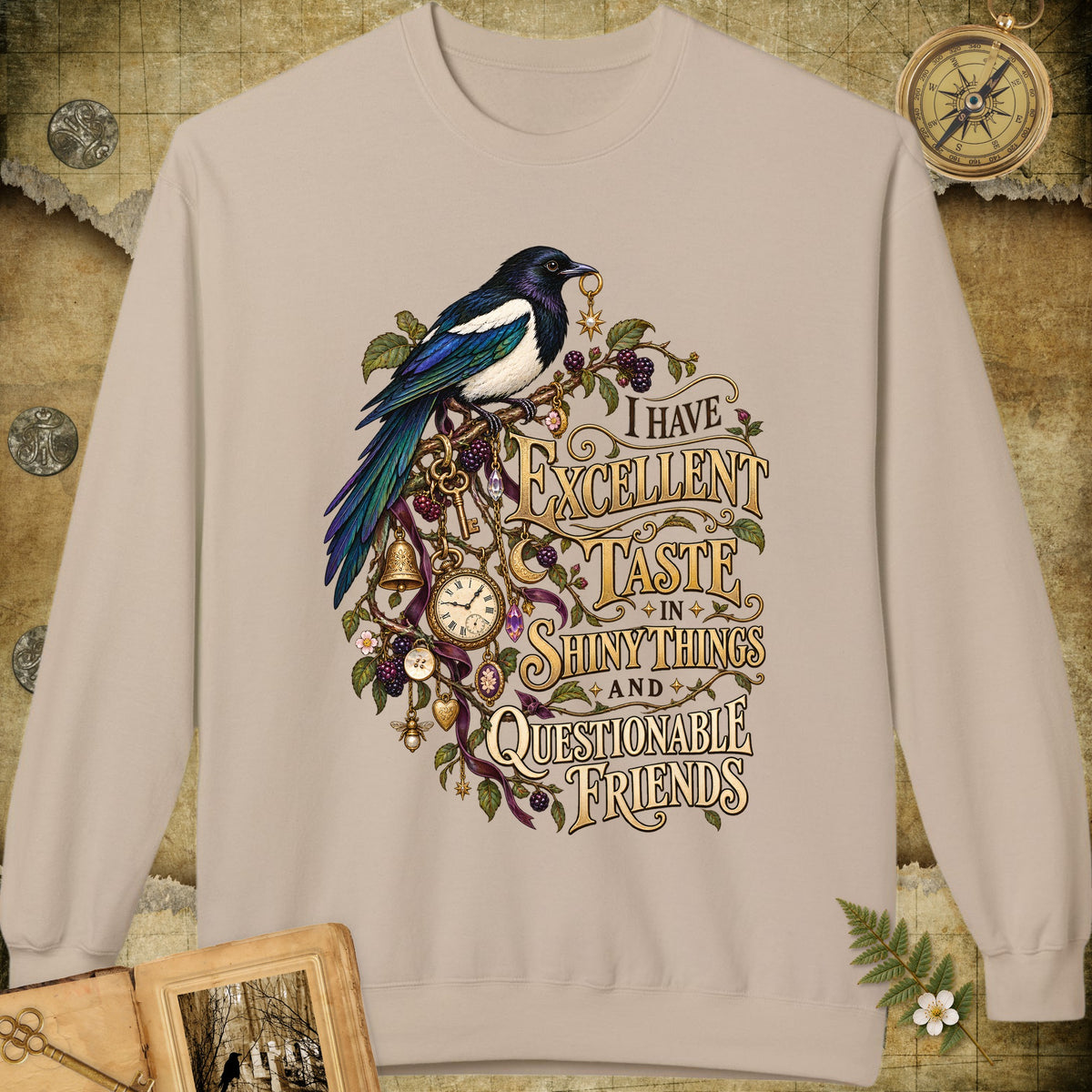 The Magpie Society Sweatshirt - Sand