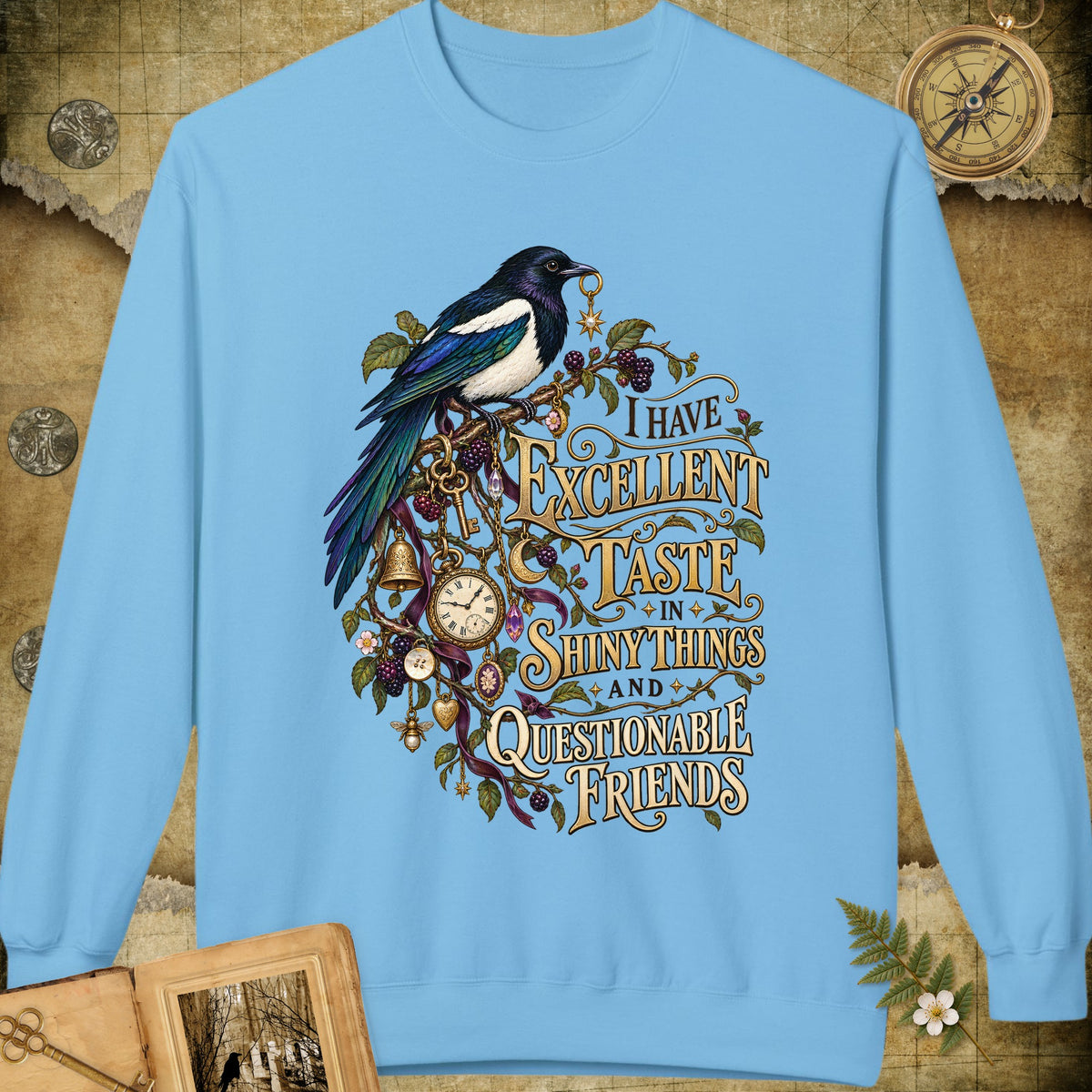 The Magpie Society Sweatshirt - Sky