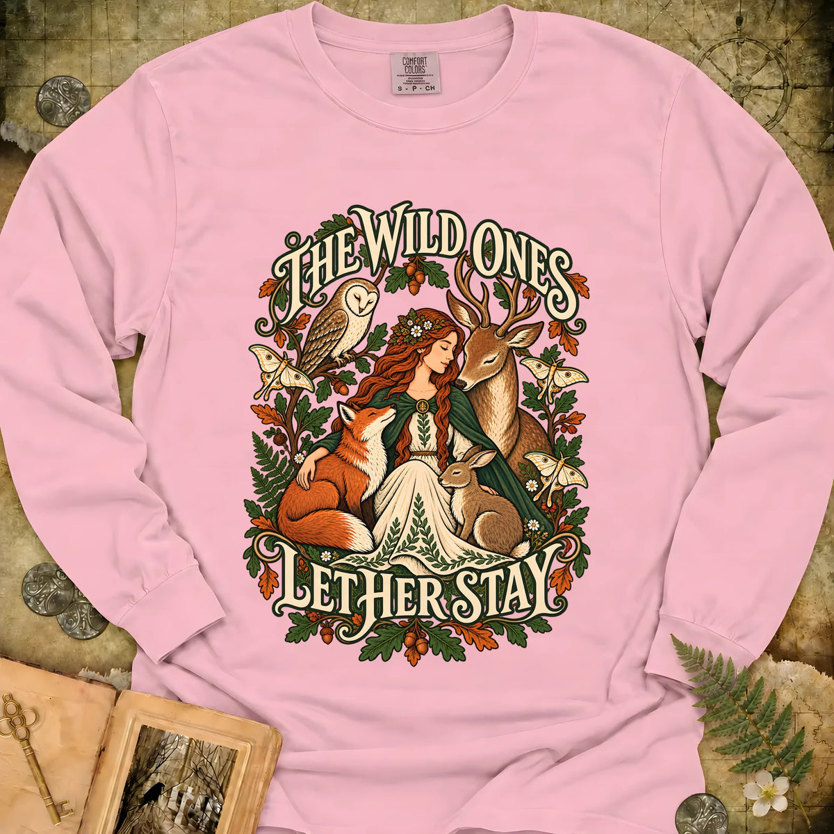 The Wild Ones Long Sleeve T-Shirt - Blossom