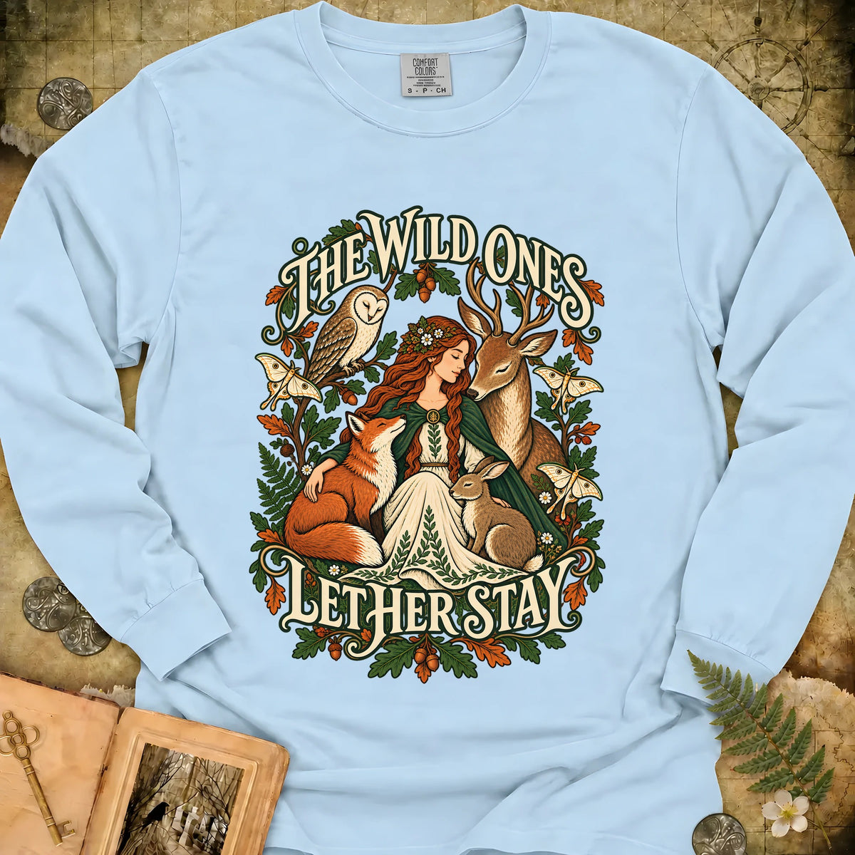 The Wild Ones Long Sleeve T-Shirt - Chambray
