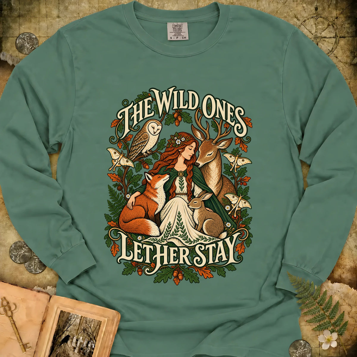 The Wild Ones Long Sleeve T-Shirt - Light Green
