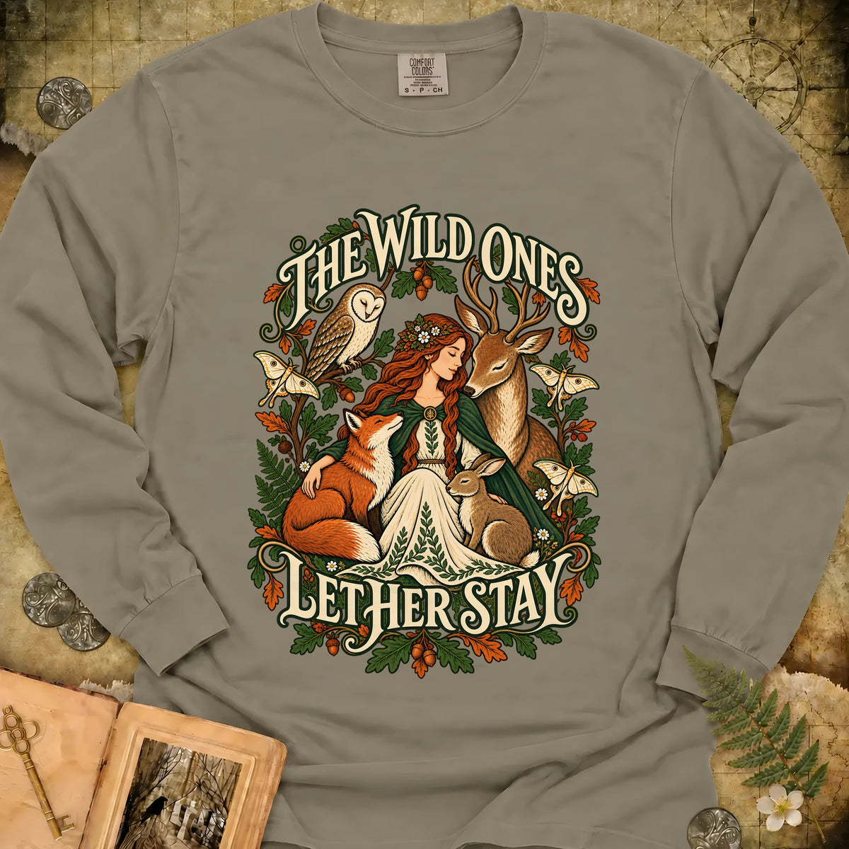 The Wild Ones Long Sleeve T-Shirt - Sandstone