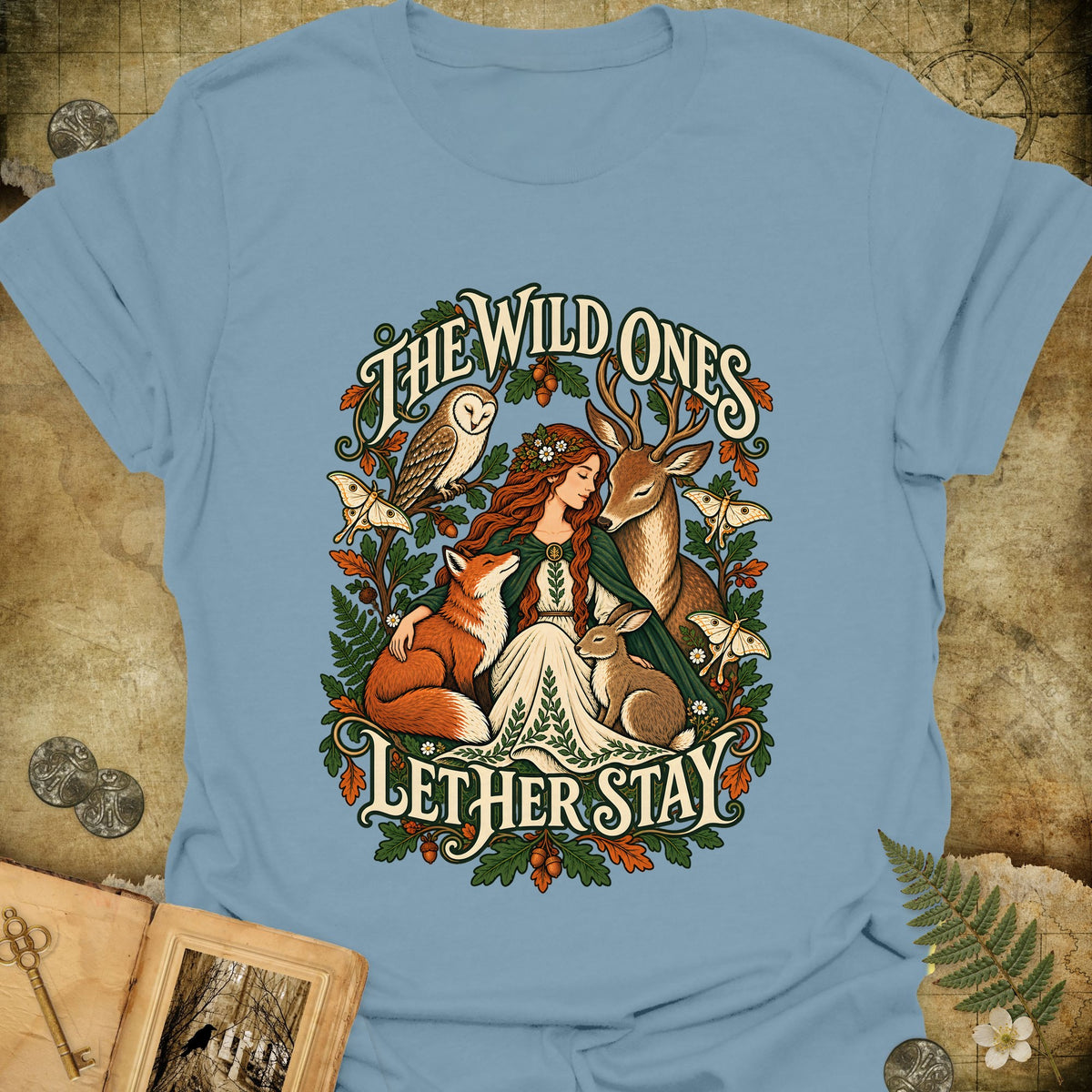 The Wild Ones T-Shirt - Stone Blue