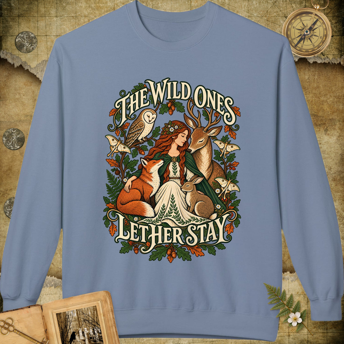 The Wild Ones Sweatshirt - Stone Blue