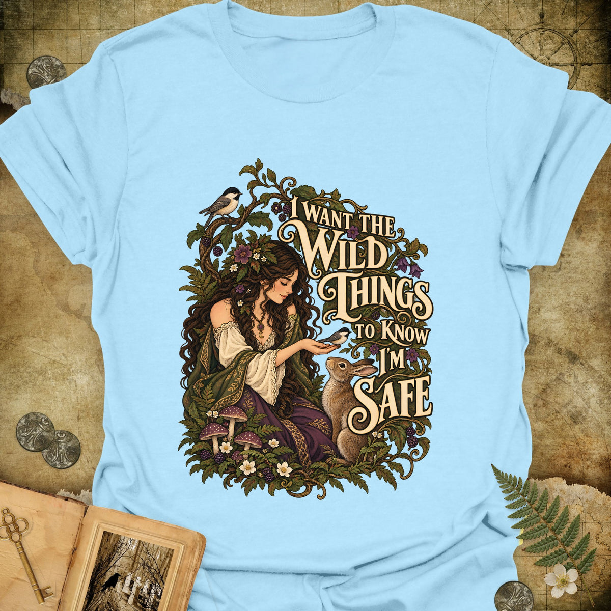 The Woodland Trust T-Shirt - Light Blue