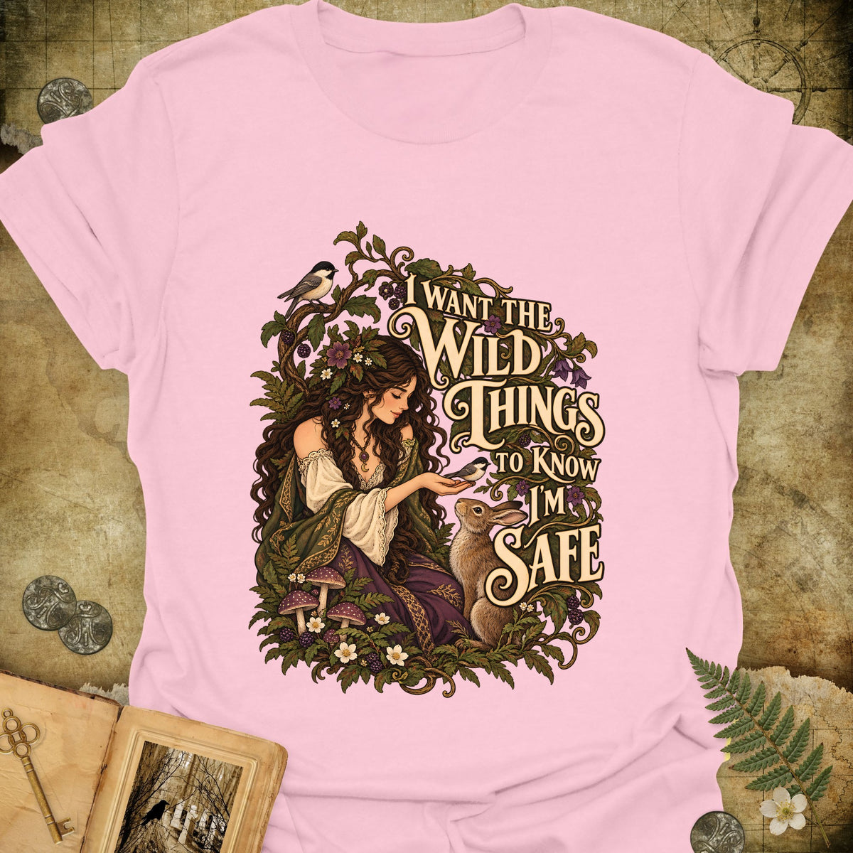 The Woodland Trust T-Shirt - Light Pink