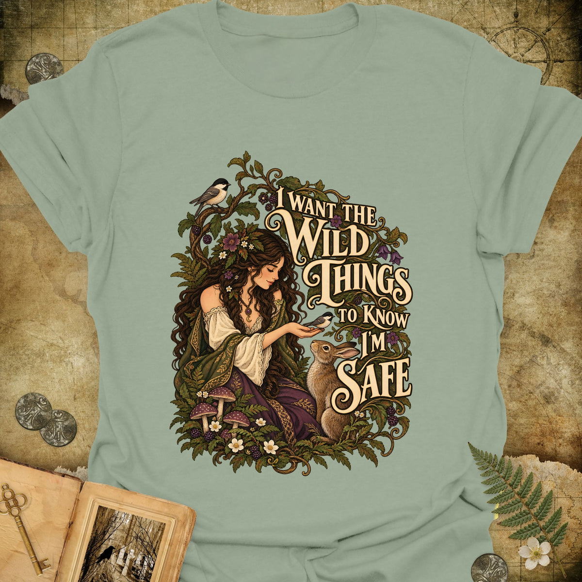 The Woodland Trust T-Shirt - Sage
