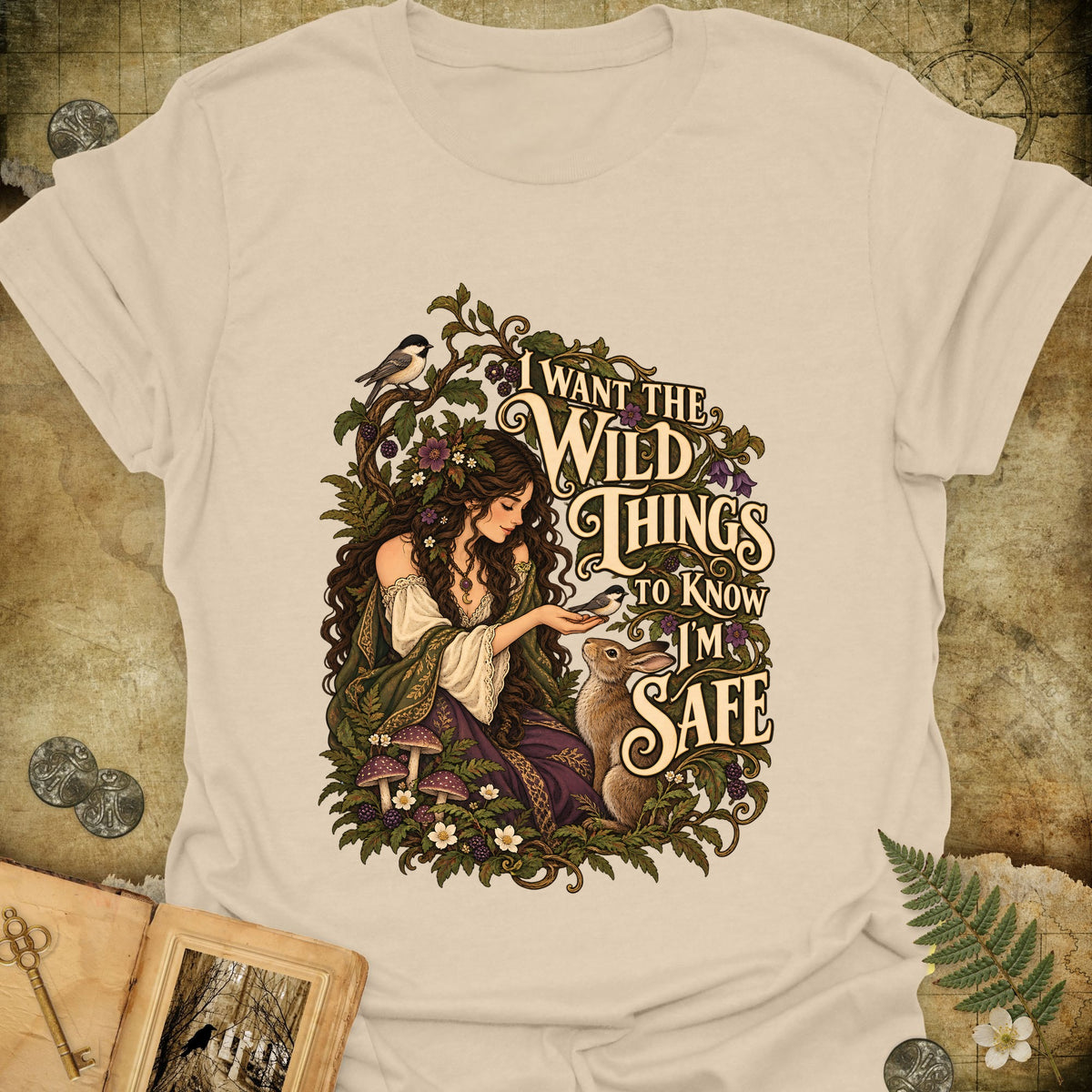 The Woodland Trust T-Shirt - Sand