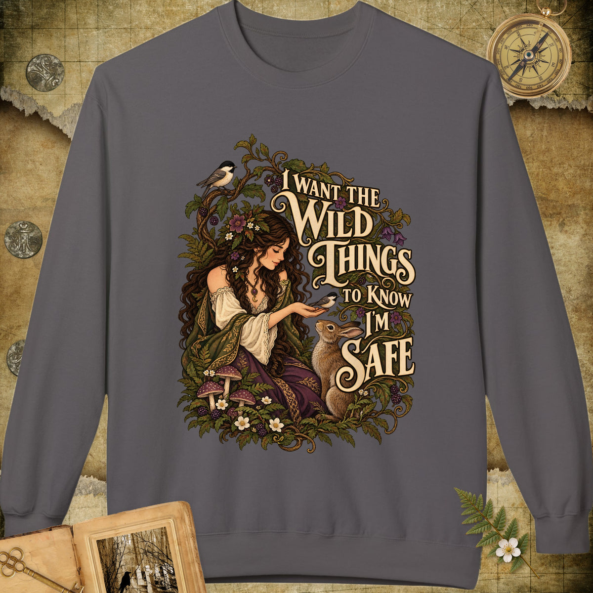 The Woodland Trust Sweatshirt - Charcoal