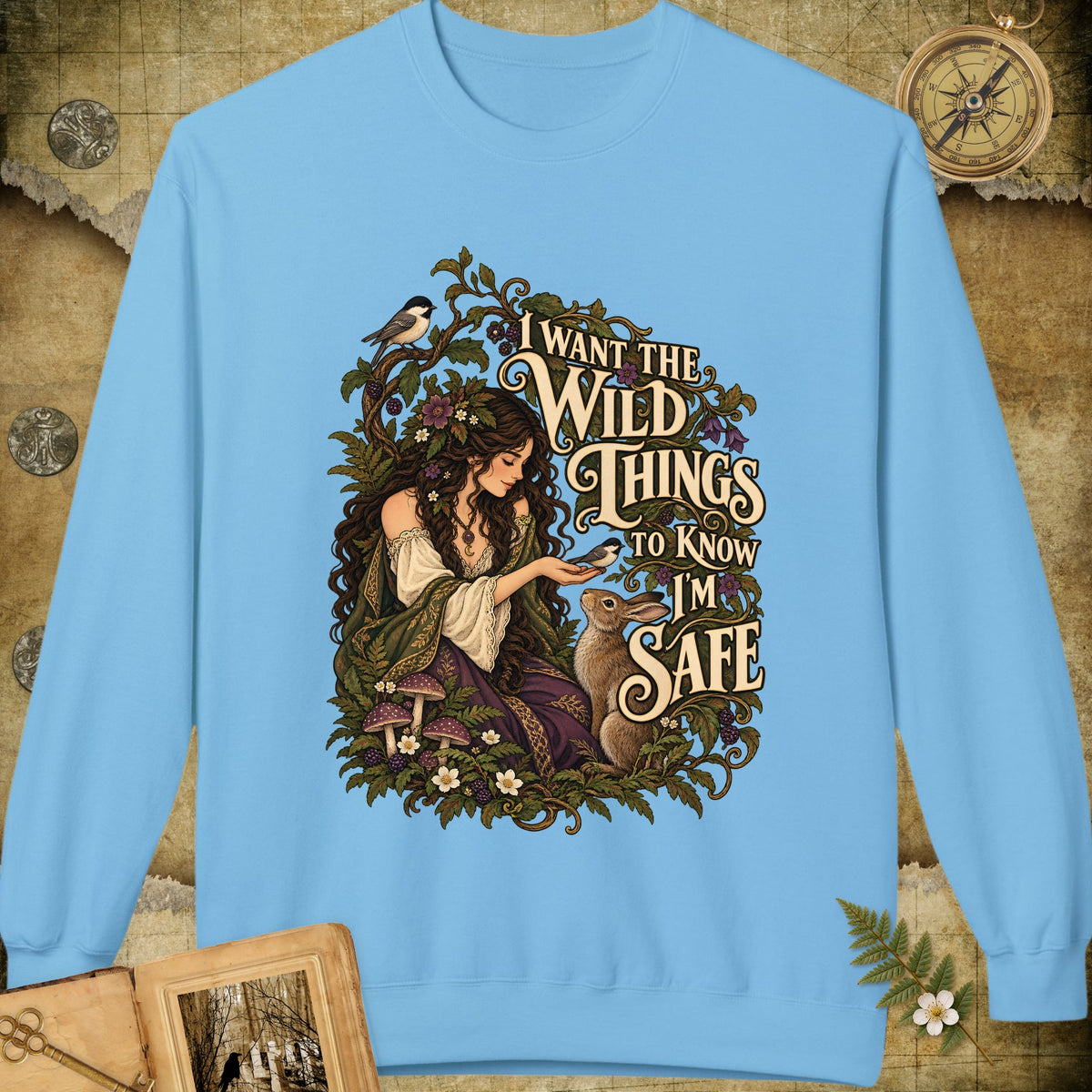 The Woodland Trust Sweatshirt - Sky