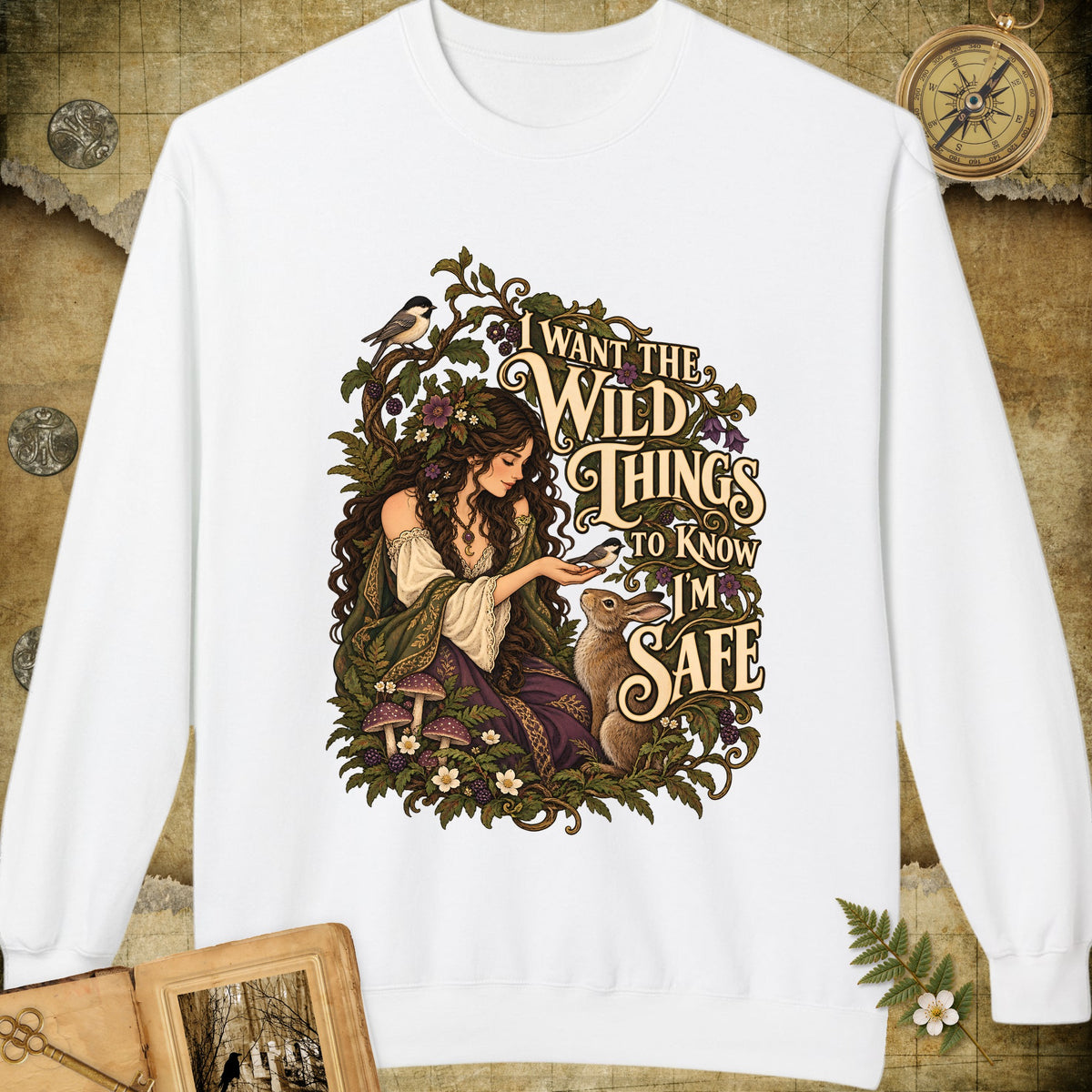 The Woodland Trust Sweatshirt - White