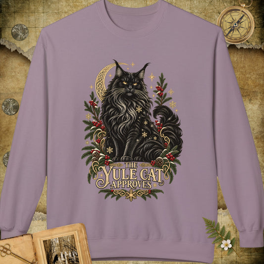 The Yule Cat Approves Sweatshirt - Paragon