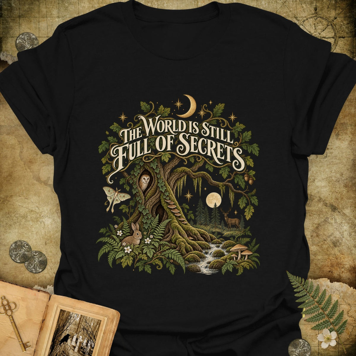 TLWIF Studio | Black | Full of Secrets T-Shirt