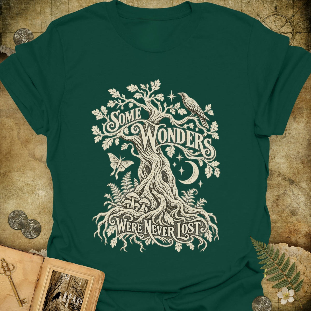TLWIF Studio | Forest Green | Never Lost T-Shirt