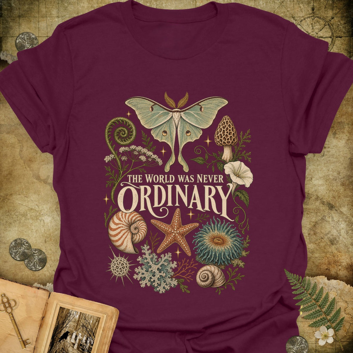 TLWIF Studio | Maroon | Never Ordinary T-Shirt